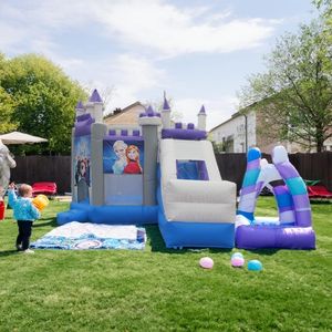 สไลเดอร์ปราสาทกระโดดคอมโบเชิงพาณิชย์วัสดุ PVC ขนาด6ม. <span class=keywords><strong>x</strong></span> 4ม. ติดตั้งง่ายสำหรับเด็กผู้ใหญ่ - Product Image 4