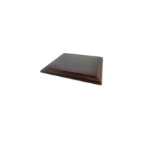 Base de trophée carrée en bois massif, finition acajou, socle de présentation, support de récompense, décoration de table