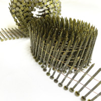Clous de toiture en fil de fer galvanisé lisse 2 1/4''x.099'' pour palettes, 3 1/4-134-150mm