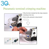 Machine à sertir pneumatique tubulaire semi-automatique portable 3Q pour câbles à terminaison unique, modèle 3Q-AM-10