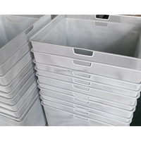 Panier de rangement ménager en treillis métallique à écailles de poisson, panier individuel modulaire extractible pour rangement de placard et armoire, support OEM
