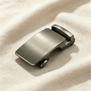 Attache de ceinture automatique à dégagement rapide, boucle réglable de 35 mm pour ceintures en cuir pour hommes, ceinture à action fluide - Product Image 2