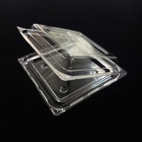 Emballages en plastique transparents personnalisés en PET PVC, type clamshell, pour chocolats, bonbons et fruits, directement de l'usine.