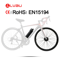 Kit de conversion de vélo électrique LVBU 250W 350W avec batterie en forme de bouteille 36V 9AH, contrôleur intelligent intégré et système de moteur moyeu pour mise à niveau de vélo