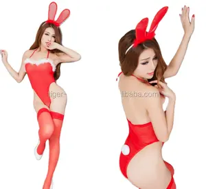 OEM lieferant beste qualität Heißer av cosplay h hot kaninchen cosplay kostüm für weihnachten