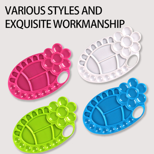 <span class=keywords><strong>Palette</strong></span> de <span class=keywords><strong>peintre</strong></span> en plastique circulaire Boyi Xuan TS-003 8,5x8,5 cm <span class=keywords><strong>pour</strong></span> artistes - Product Image 4
