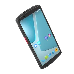 Android 10 PDA 4 + 64G Scanner robusto de computador móvel de 5,93 polegadas para entrega, envio, armazém, inventário de varejo
