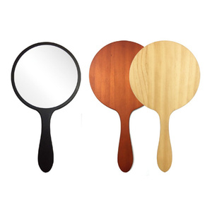 Eco Friendly Polished Wooden <b>Hand</b> <b>Mirror</b> Luxury Design For Daily Makeup And Home Vanity - Product Image 3
