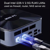 Mini PC para Juegos Topton Solid Nuc D17, I7 1365U ES, Escritorio, Thunderbolt 4, 2*DDR5, 2*i226-V, LAN de 2.5G, Firewall, Mini Ordenador, WiFi6E