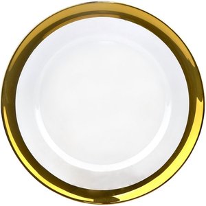 Assiettes <span class=keywords><strong>de</strong></span> présentation en <span class=keywords><strong>verre</strong></span> à bord doré, transparentes, pour la restauration, les fêtes, les banquets à domicile, les réunions, la <span class=keywords><strong>cuisine</strong></span>, vente en gros - Product Image 6