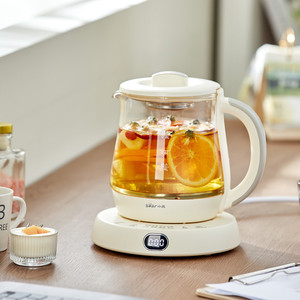 หม้อต้มน้ำไฟฟ้า Bear Mini Health Kettle 0.8 ลิตร พร้อมฟังก์ชั่นอุ่นร้อน สำหรับใช้ในบ้านและสำนักงาน - Product Image 4