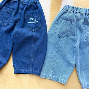 <span class=keywords><strong>Jeans</strong></span> Casual da Bambino con Stampa e Tasca Posteriore, Moda Autunno 2026, Vendita all'Ingrosso - Product Image 6