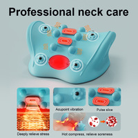 Appareil de massage du cou - Utilisation à domicile pour soulager la fatigue - Coussin de massage chauffant - Masseur cervical et des épaules - Usine