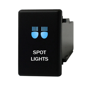 Dash 12V 3A Blau Weiß SPOT Licht EIN-Aus Druckknopf schalter für Isuzu DMAX D-Max 2020 MU-X 2021 Mazda BT50 BT-50 2020 - Product Image 1