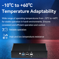 Routeur pare-feu professionnel sans ventilateur Quad Core N100 DDR5 2.5G 4 ports Ethernet LAN Nic Mini serveur d'entreprise domestique