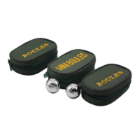 Mini Jeu de Boules de Pétanque 32.5mm avec Sac de Transport Logo Personnalisé Balle en Acier pour Exercice Physique Inclut les Accessoires