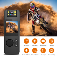 Caméra corporelle 4K HD WiFi 10x-20x étanche IP67, portable, à clipser, pour le sport, avec écran 1,44 pouces, grand angle 140°, batterie 1200 mAh