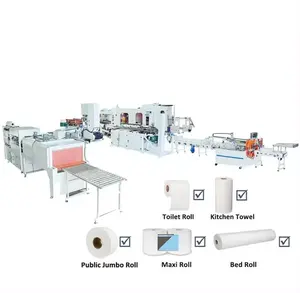 Automatic High Speed Paper Non-stop Converting line for Toilet Roll Producing Machine Kitchen towel Rewinding Machine