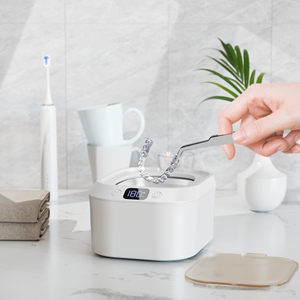 Limpiador UV ultrasónico portátil de 42kHz con certificación CE, máquina de limpieza eléctrica para el hogar, retenedor de Dentaduras postizas, Coche - Product Image 5