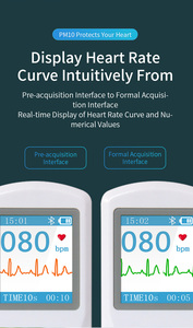 Fournitures médicales CONTEC <span class=keywords><strong>Ecg</strong></span> Device PM10 Home <span class=keywords><strong>Ecg</strong></span> Ekg Heart Monitor <span class=keywords><strong>Ecg</strong></span> Monitor Portable - Product Image 5