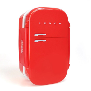 Double Layer <b>Plastic</b> Lunch <b>Box</b> For Children Bpa Free With Unicorn Design Feeling Magical Pattern Rectangle Shape - Product Image 2