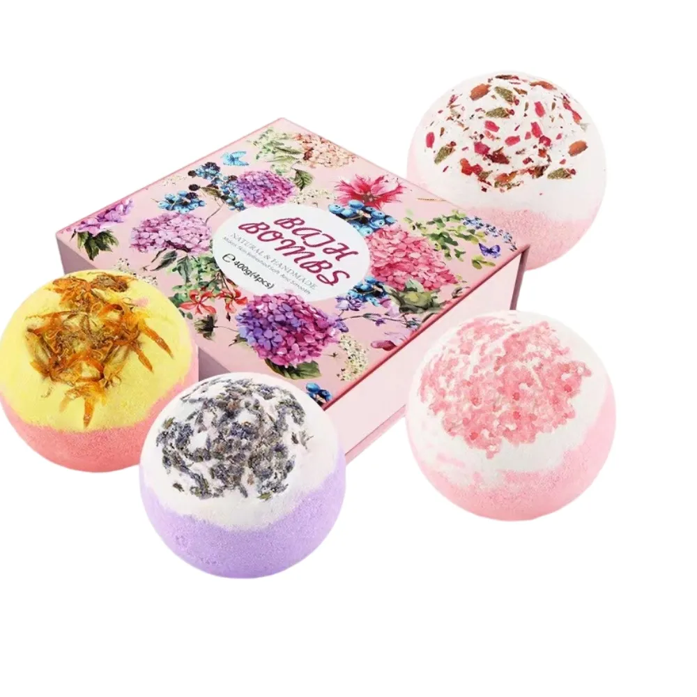 Wholesale price bubble bath bomb bath salt ball kit