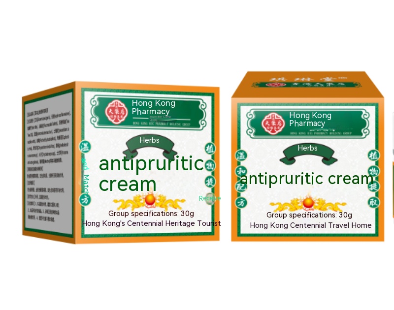 OEM/ODM Natural Herbal Body Skin Ointment Eczema Care Anti-Itch Cream 30g Private Label for Adults Normal Skin