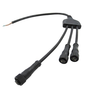 Diviseur de ligne de branches multiples en forme de Y pour l'industrie de l'éclairage LED, étanche IP65 IP67 <span class=keywords><strong>prise</strong></span> <span class=keywords><strong>jack</strong></span> 4 broches Y-PVC-08 - Product Image 3