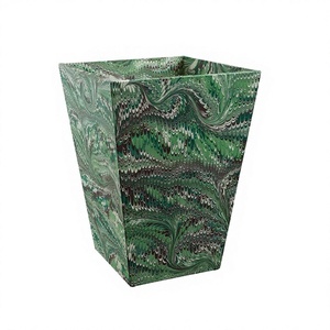 Cubo de basura cuadrado de madera de la más alta calidad para uso en el hogar, la oficina y hospitales. - Product Image 1
