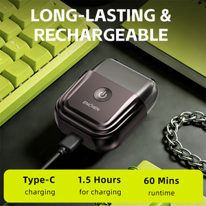 नया कस्टम ट्रिपल ब्लेड ipx7 वाटरप्रूफ इलेक्ट्रिक पोर्टेबल नाई फ्यूइल शेवर पुरुषों का फेस बॉडी उपयोग 8000 आरपीएम घरेलू यात्रा आरपीएम घरेलू यात्रा आरवी - Product Image 6