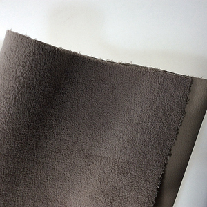 2.0mm imperméable et facile à nettoyer Alfa Fleece Silicone Leather, <span class=keywords><strong>Beige</strong></span> Sofa Leather, Sofa Faux Leather - Product Image 6