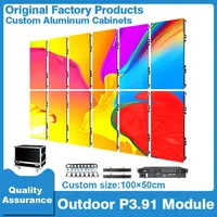 Affichage LED extérieur P3.91, module SMD étanche, location de scène, signalisation numérique, écran vidéo couleur RGB haute définition, mur vidéo