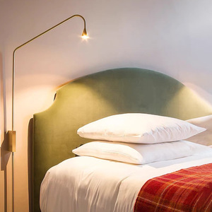 Design moderno semplice camera <span class=keywords><strong>da</strong></span> letto lampada <span class=keywords><strong>a</strong></span> LED <span class=keywords><strong>da</strong></span> <span class=keywords><strong>parete</strong></span> con <span class=keywords><strong>braccio</strong></span> lungo regolabile per la lettura del comodino nelle camere d'albergo - Product Image 3