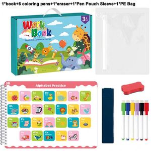 Custom Language Reusable Early Education Painting Book, <b>Magic</b> Enlightenment Drawing Book for Toddlers Learning Sets - Product Image 2