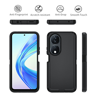 Étui de protection 3 en 1 pour téléphone portable Honor X7B/X7A/X7 - Étanche, anti-chute, protection intégrale, matériau PC+TPU, sport