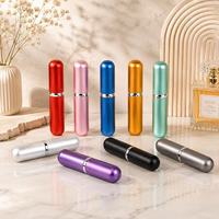 Offre Spéciale – Flacon de Parfum Rechargeable 3ml 6ml avec Bouchon Coulissant, Coque en Aluminium Mat, Cœur en Verre, Finition Métallique, Luxe et Voyage