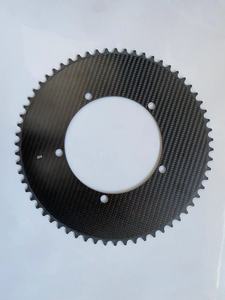 Bộ líp xe đạp bánh răng cố định, tùy chỉnh, một tốc độ, phù hợp với xích 1/8 inch, bộ trục xe đạp đường trường, BCD144, 46-80T, chất liệu sợi carbon - Product Image 2