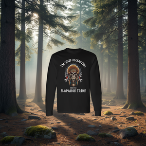 T-shirt à manches longues pour adultes, humoristique, Chief Kickabitch Slapahoe Tribe - Product Image 3