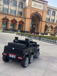 Nuova auto elettrica per bambini auto telecomandata a sei ruote 1-3 anni macchinina maschio e femmina bambino - Product Image 4