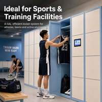 Système de casiers individuels pour vestiaires de sport, casiers de salle de sport pour installations athlétiques