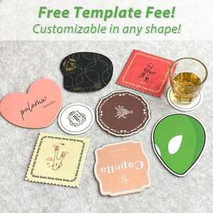 Personalisierter Untersetzer aus Papier für Hotel & Restaurant – Einweg-Saugfähiger Bier- und Kaffeeuntersetzer für Bar & KTV - Product Image 3