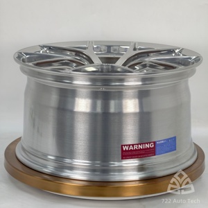 Jantes chromées 722Auto Monoblock forgées 20-22 pouces à déport profond 5x112 5x114.3 5x120 pour Cadillac XT6 Lincoln Aviator <span class=keywords><strong>Volvo</strong></span> <span class=keywords><strong>XC</strong></span> - Product Image 4