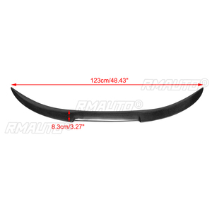 Aileron de coffre arrière en fibre de carbone de type V pour BMW F30 2012-2016, F80 M3 berline 4 portes 2014 2015 2016, M4 - Product Image 5