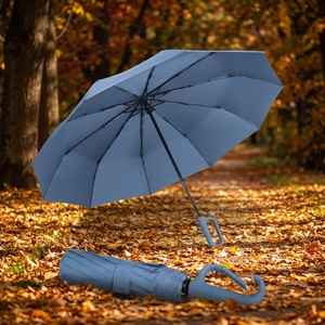 Paraguas con Diseño Personalizado FO, Material Pongee Clásico, Mango con Cierre de Gancho y Lazo Único para Promociones - Product Image 1