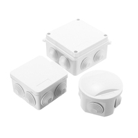 Boîte de jonction électrique étanche, en plastique blanc, ip65, personnalisation facile, montage, mm, ip66