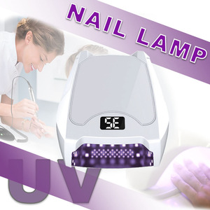 Lampe de séchage pour vernis à ongles UV LED 90W, 54 perles LED, haute puissance, rechargeable, sans fil, machine de polymérisation professionnelle pour manucure - Product Image 1
