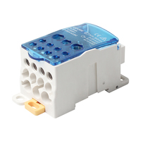 Oferta Especial: Caja de Distribución de Energía Unipolar 80/125/160/250/400/500A con Conectores de Tornillo y Bloque de Terminales UKK