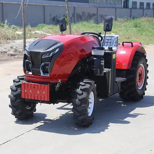 Sıcak satış back30hp çin tarım makineleri üreticisi 4WD küçük kompakt ucuz tekerlek Mini çiftlik traktörü kazıcı ile