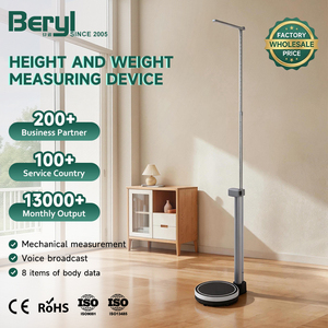 Báscula Digital Electrónica <span class=keywords><strong>de</strong></span> Peso y Altura con Función <span class=keywords><strong>de</strong></span> Medición <span class=keywords><strong>de</strong></span> IMC, 200 kg, para Composición <span class=keywords><strong>Corporal</strong></span> - Product Image 1