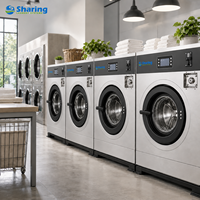 Lavadora-Extractora de Montaje Fijo Totalmente Automática de 12KG, 15KG, 20KG, 25KG, 30KG con Control Táctil